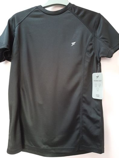 new XS short sleeve black tee shirt tag attached