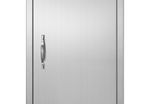 BBQ Access Door, 432x610 mm Single Outdoor Kitchen Door, Stainless Steel Flush Mount Door, Wall Vertical Door with Handle, for BBQ Island, Grilling Station, Outside Cabinet