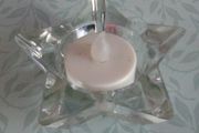 Star tea light holder, Glass tealight holder, Decoration