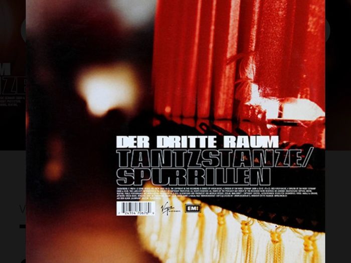 Der Dritte Raum Tantzstanze Spurrillen Vinyl Record Trance Dance Techno