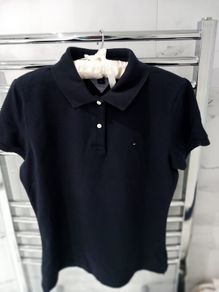 Tommy Hilfiger Ladies Navy Slimfit Poloshirt  Size L