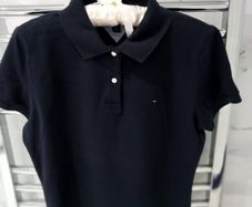 Tommy Hilfiger Ladies Navy Slimfit Poloshirt  Size L