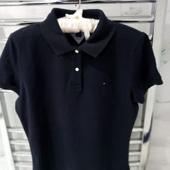 Tommy Hilfiger Ladies Navy Slimfit Poloshirt  Size L