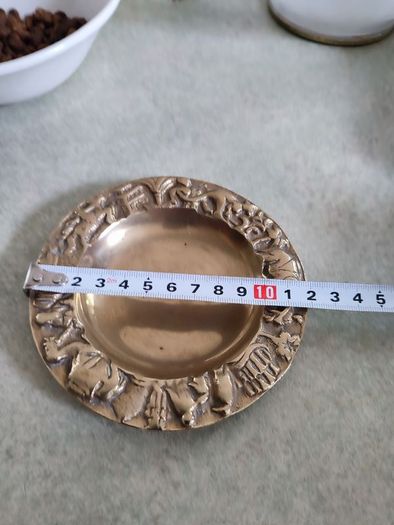 Brass Animal Ashtray, Antique Ashtray, Ash Tray, Noah's Ark Ashtray, Antique Brass, Vintage Ashtray
