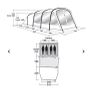 Air tent outwell chatham 4a Image 8