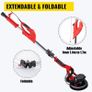 Electric Drywall Sander 750W Foldable Sheetrock Sander, with Telescope Handle, Electric Sander, Variable Speed 800-1750 RPM, Wall Sander, with LED Strip Light and Vacuum Bag Image 4