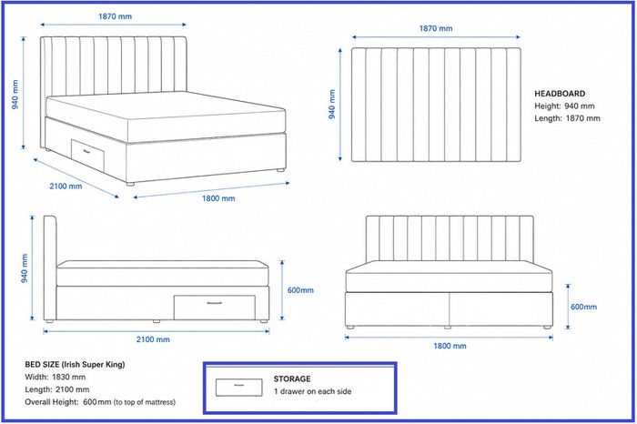 Super King Complete Bed Set