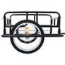 Bike Cargo Trailer 130x73x48.5 cm Steel Black Image 7