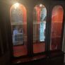 vintage mahogany display unit Image 2