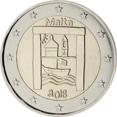Malta 2 Euro Commemorative Coin 2018 - Cultural Heritage. Uncirculated.