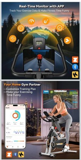 Magnetic Spinning Bike Like New Never Used