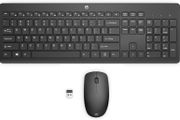 HP 230 Wireless Keyboard and Mouse Combo Set, 2.4 GHz Wireless USB-A Nano Receiver, Up to 1600 dpi, Up to 16 Months Battery Life - Black