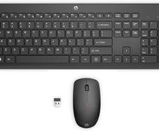 HP 230 Wireless Keyboard and Mouse Combo Set, 2.4 GHz Wireless USB-A Nano Receiver, Up to 1600 dpi, Up to 16 Months Battery Life - Black