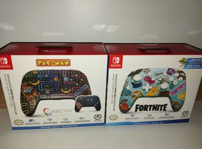 Nintendo Switch Wireless Controllers  Pac-Man & Fortnite