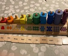 Melissa and Doug Counting Shape Stacker