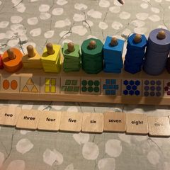 Melissa and Doug Counting Shape Stacker