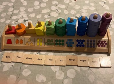 Melissa and Doug Counting Shape Stacker