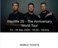 Westlife tickets