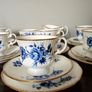 Vintage Clare Blue Floral Pattern Tea Set. Image 2