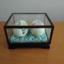 Two oriental hand painted eggs Image 3