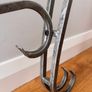 Hallway console table half moon hall kitchen sitting room lounge side table Image 4