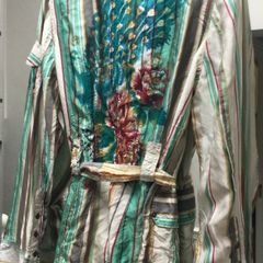 Designer Rene Derhy Embellished Shirt Size 12
