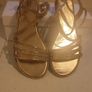 Gold Sandals and Wedding Bag Image 3