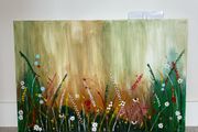 Wildflowers abstract painting