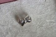 Pandora sparkly bow charm/pendant very good condition