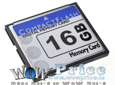 CF Compact Flash Memory Card 16 GB