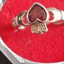 silver claddagh ring Image 10