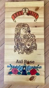Guns N Roses Wooden Plaque
