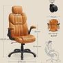 Office chair, ergonomic swivel chair, with folding armrests Image 3