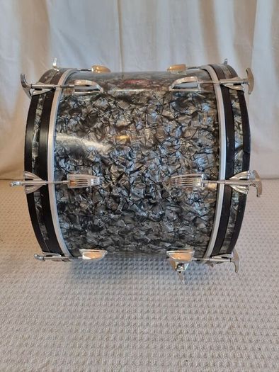 Ludwig Black Diamond Pearl Bass Kick Drum 20 x 14 downbeat virgin