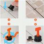 Tile Leveling System 50pcs Reusable + Special Wrench Image 4