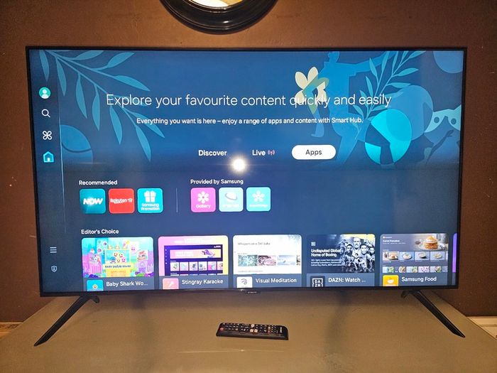 55" Samsung Crystal 4K Quantum HDR Smart TV