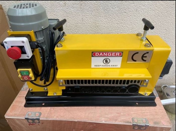 New  220v  Scrap Cable Stripping Machine 1mm-40mm, 10 Blades Wire Stripper Recycling Copper Cable Strippers