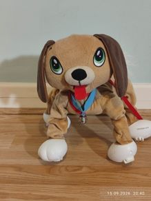 Peppy Pups Walking Plush Dog (Boogie) Excellent Condition, No Batteries Needed!