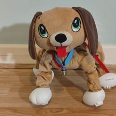 Peppy Pups Walking Plush Dog (Boogie) Excellent Condition, No Batteries Needed!