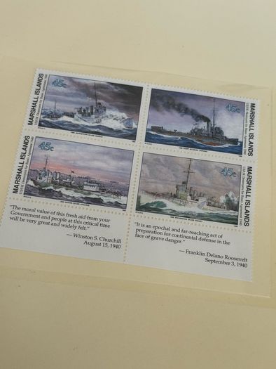 The History of World War II in post stamps