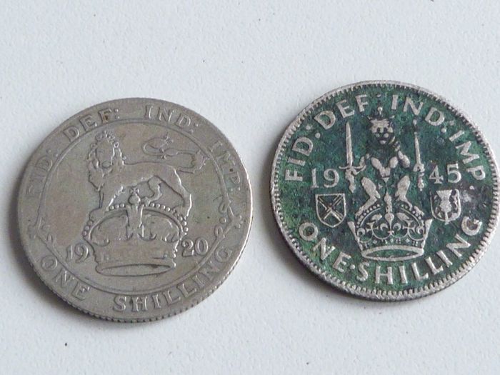 Silver shillings