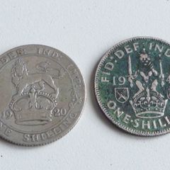 Silver shillings