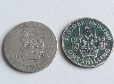 Silver shillings
