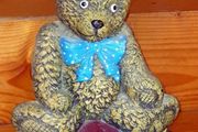 Vintage Cast Iron Teddy Doorstop Wright Studio's