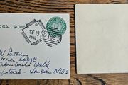 Ireland Westmeath? 1949? 2 1/2 d Unused Envelope and 2d Postcard Used
