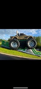 Army monster truck obstacle course