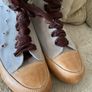 Designer  TOSCA BLU suede and Leather boot size 6-7 Image 5