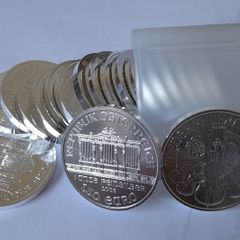Tube of 20 Austrian Silver Philharmonic 1oz Coins