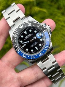 Brand New Seiko Batman Mod 40mm Automatic GMT