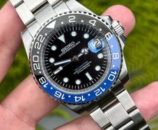 Brand New Seiko Batman Mod 40mm Automatic GMT